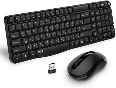 Keyboard and Mouse Wireless Combo X1800S Rapoo